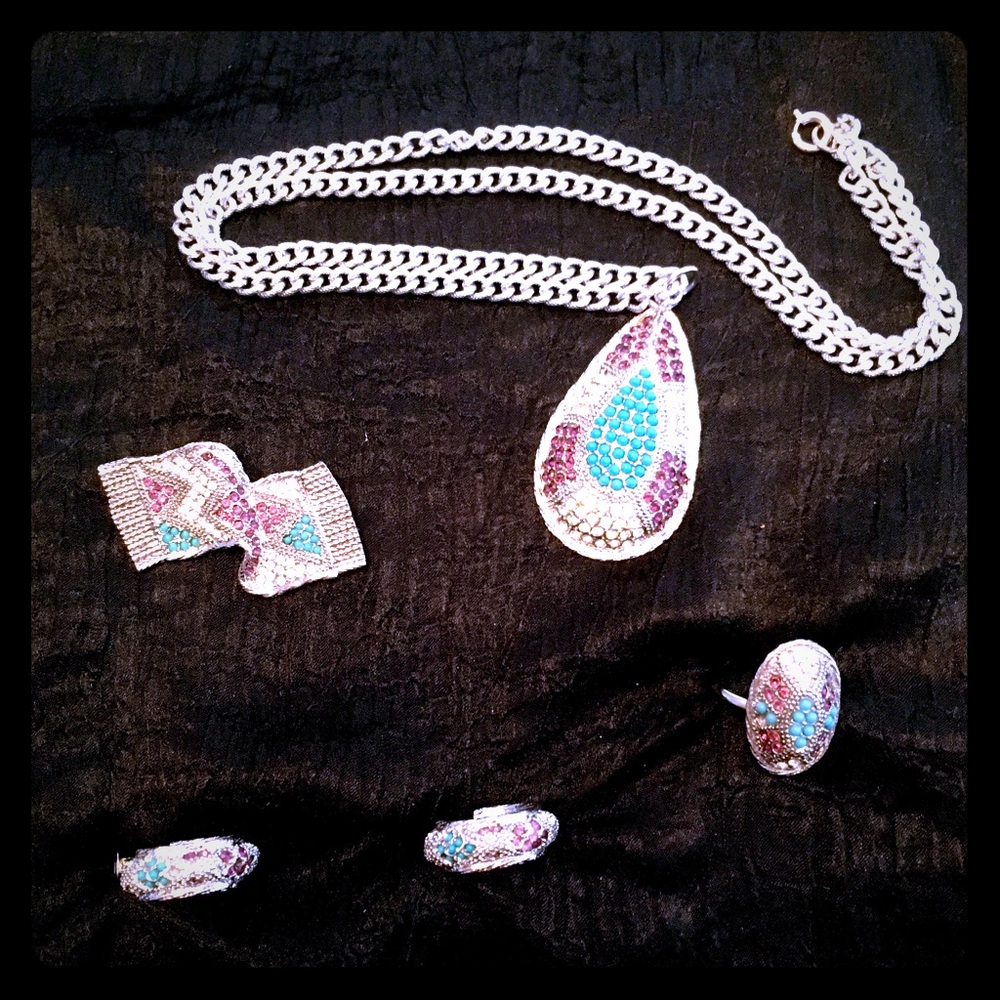 Vintage Sarah Coventry 'Shangri La' Jewelry Set